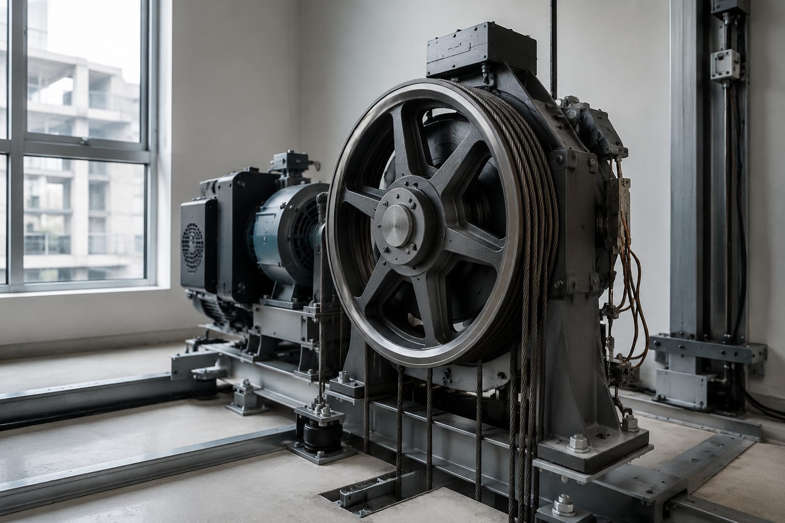 Panduan Elevator Traction Sheave: Alur, Aus, dan Ukuran