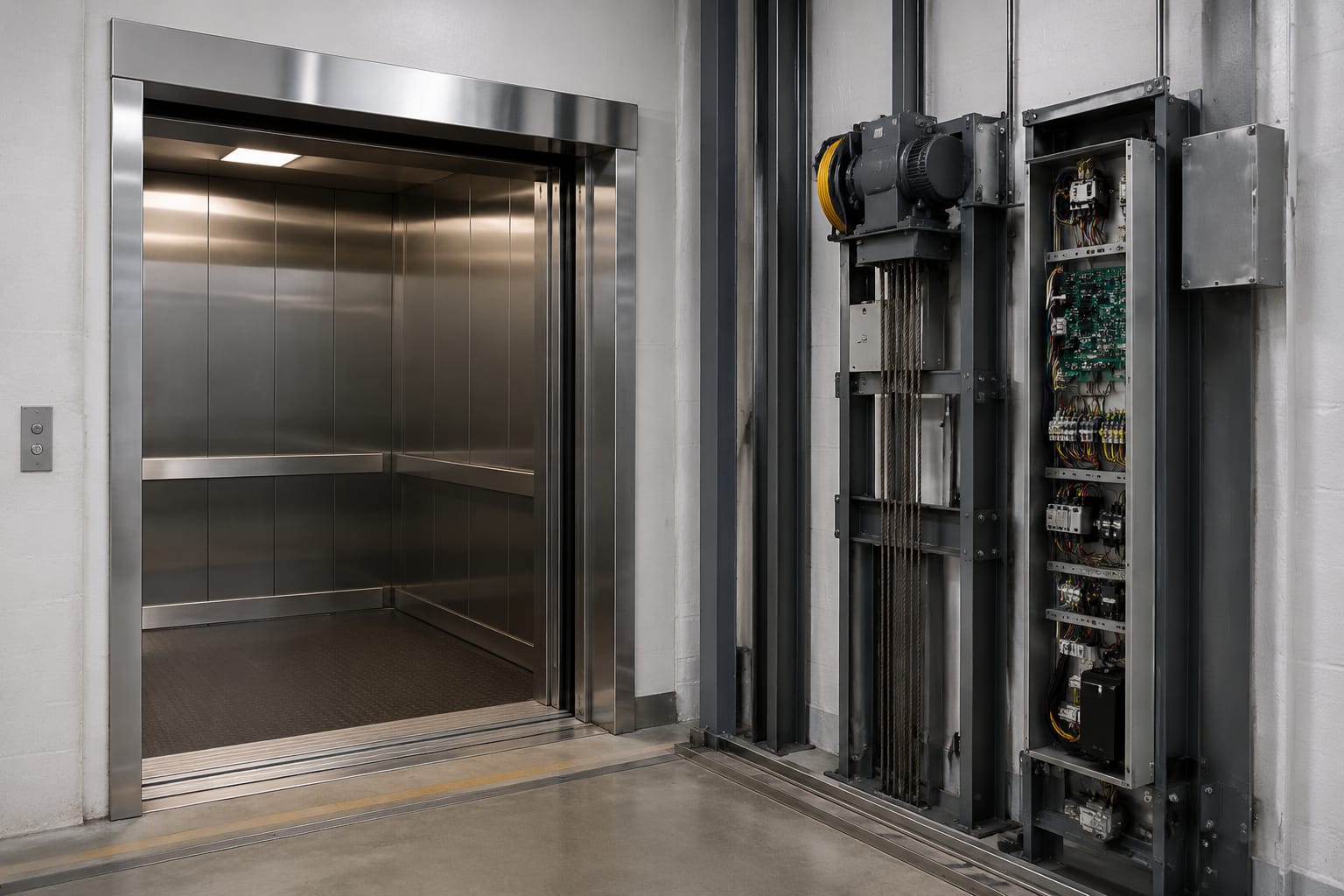 Panduan Memilih Komponen Lift Barang: Pintu hingga Kontrol