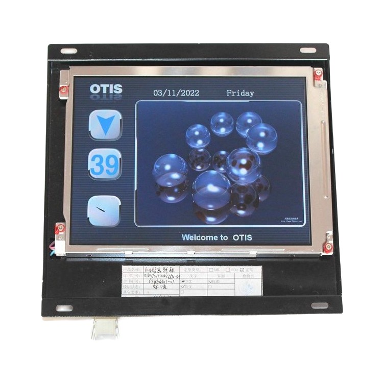 10.4 Layar Multimedia Kabin OTIS suku cadang lift aksesoris lift