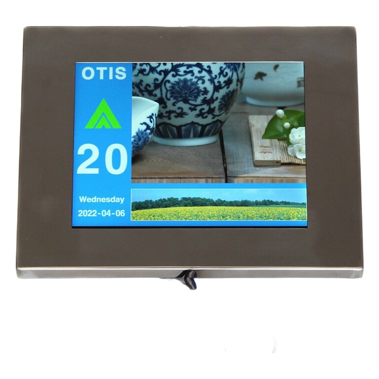 Layar tampilan multimedia 10.4 inci OTIS suku cadang lift aksesoris lift