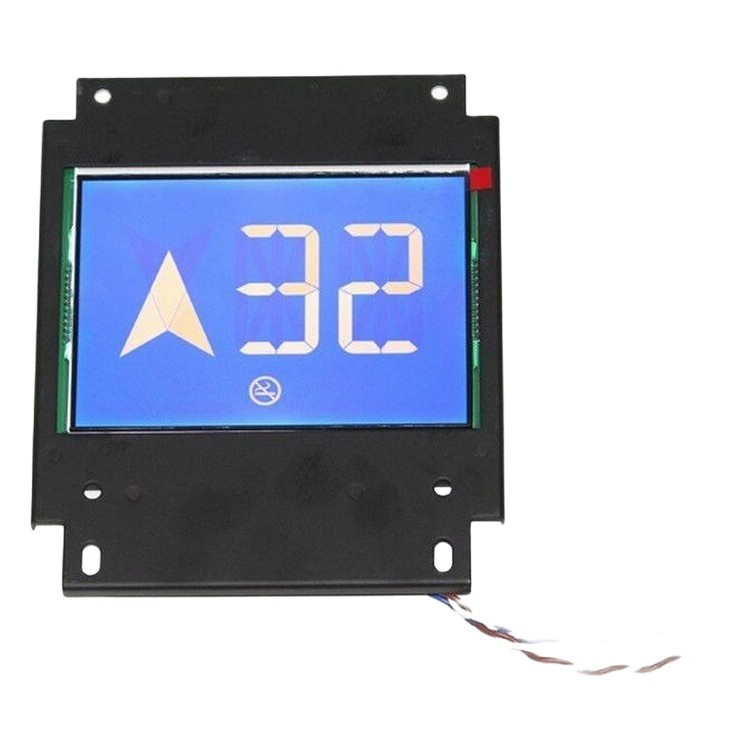 Layar tampilan kabin 6.4 inci OTIS suku cadang lift aksesoris lift