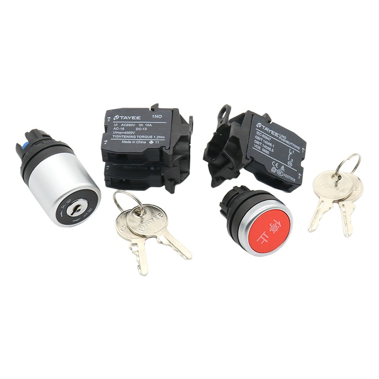 Kunci daya lift 9300, tombol sakelar penghenti darurat eskalator, suku cadang lift