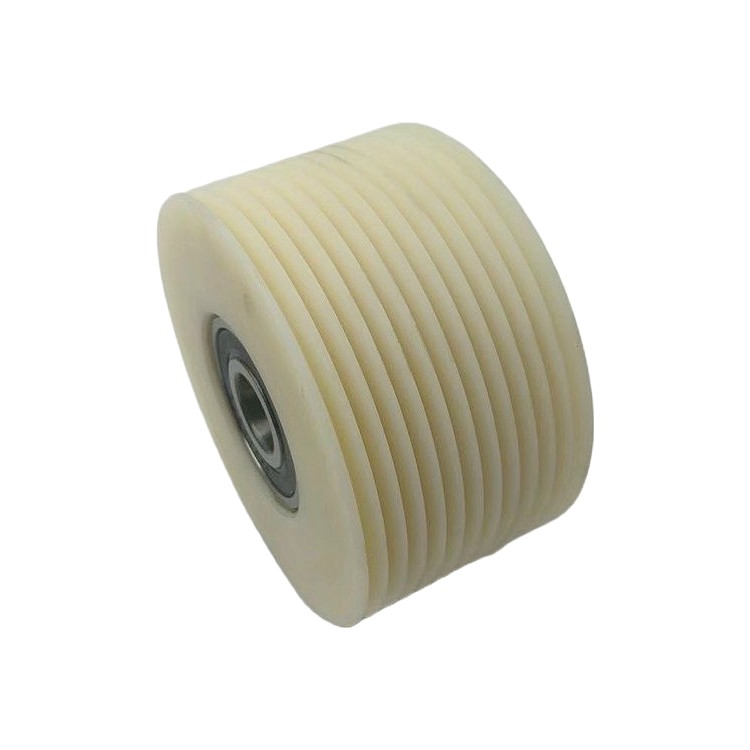 Eskalator Multi Ribbed Pulley 110x60x6304 suku cadang lift