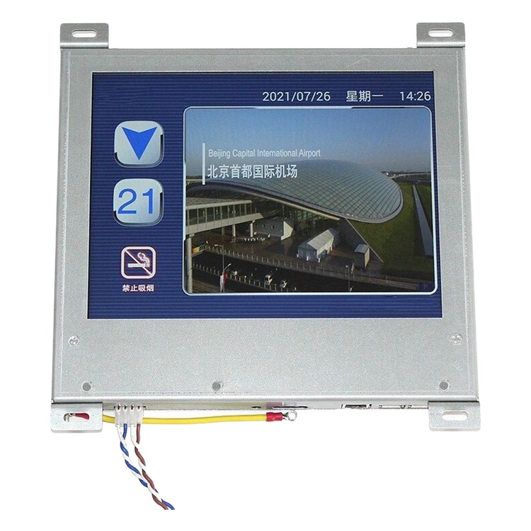 Layar tampilan LCD 10.4 Inci suku cadang lift OTIS aksesoris lift