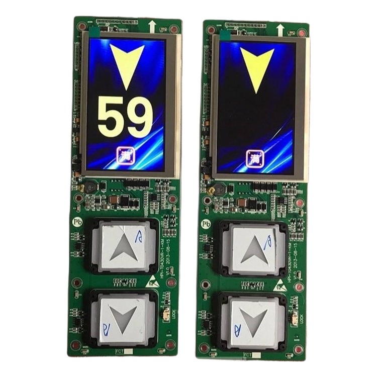 Papan tampilan LCD suku cadang elevator OTIS aksesori lift