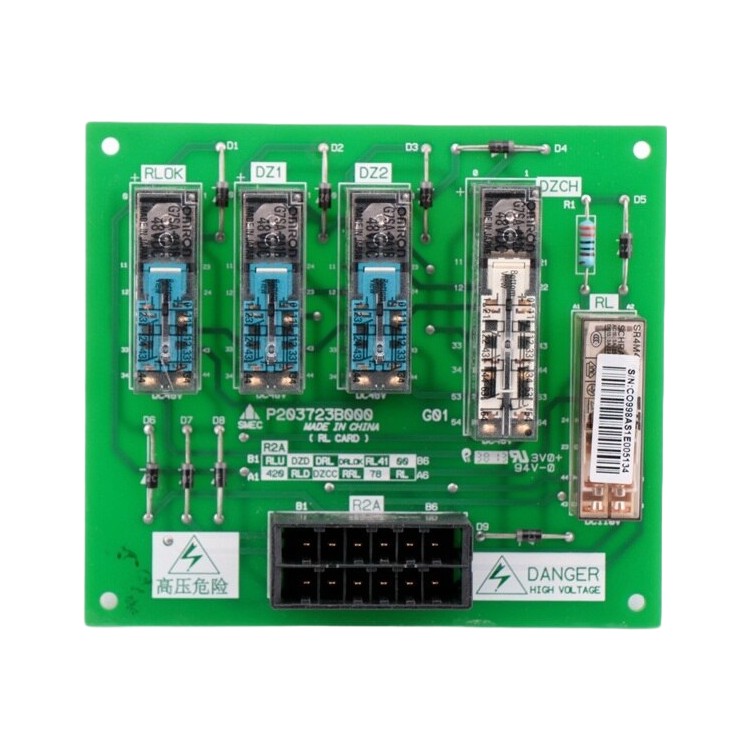 Papan Relay suku cadang elevator Mitsubishi aksesori lift