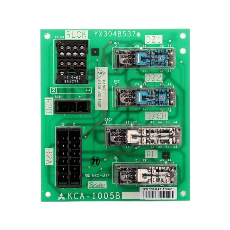 Papan Relay suku cadang elevator Mitsubishi aksesori lift