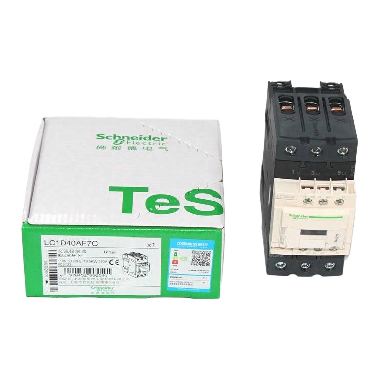 Kontaktor AC 3 Kutub Schneider 40A AC110V suku cadang lift aksesori elevator
