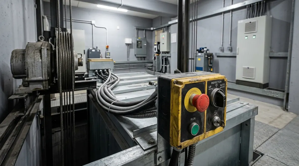 Sakelar Pemeliharaan Elevator Schindler ID 5761390 untuk seri 3300