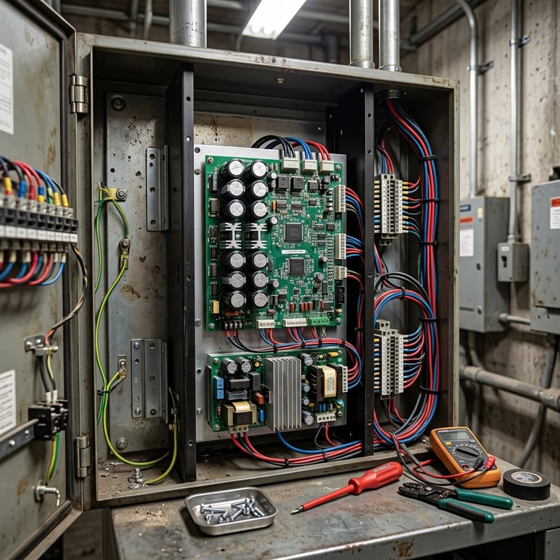 Instalasi Papan VFD OTIS KCA26800ABS8