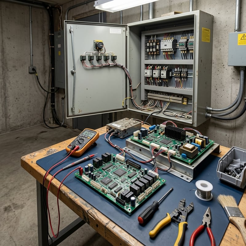 Instalasi Mitsubishi KCD-701C P1 Board