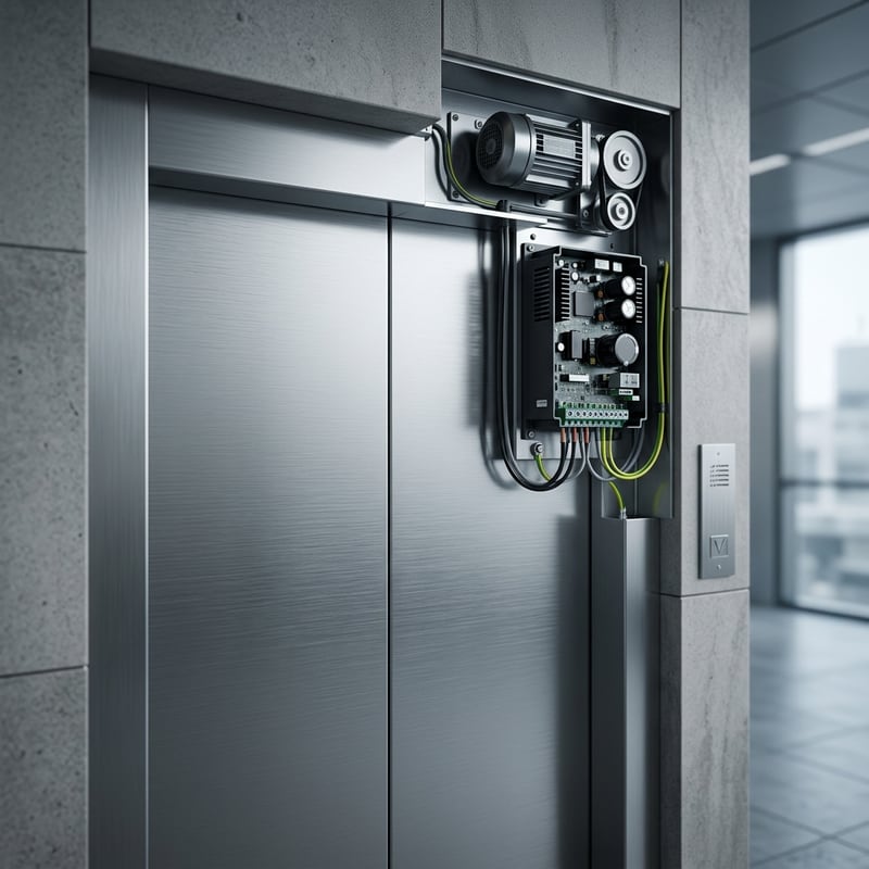 Pemasangan Inverter Pintu Schindler VVVF5